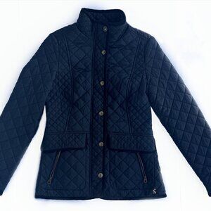 JOULES NEWDALE NAVY BLUE QUILTED JACKET US SIZE 4 UK SIZE 6